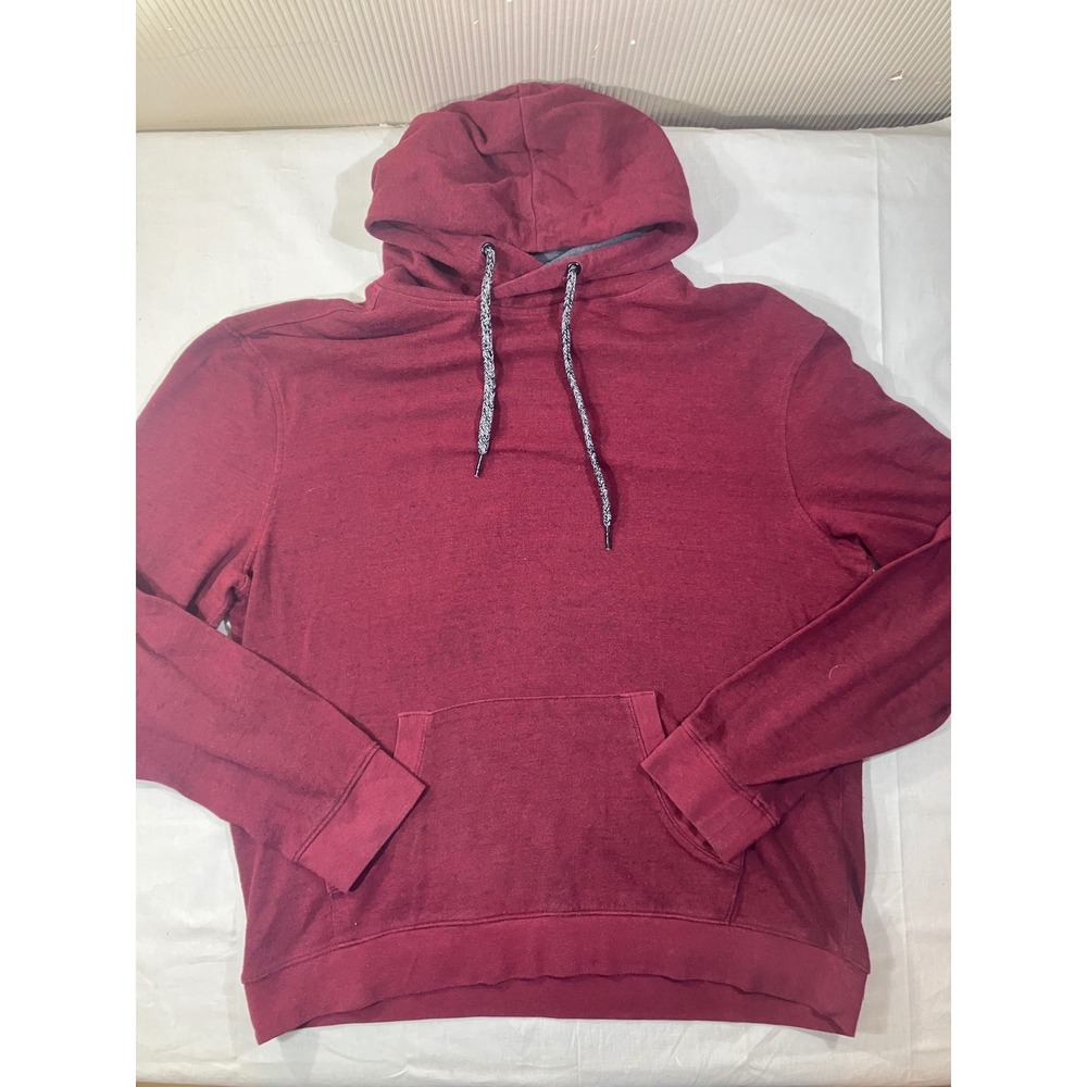 Urban Pipeline‎ Awesomely Soft Ultimate Hoodie Mens Lg Burgundy Heather Pullover